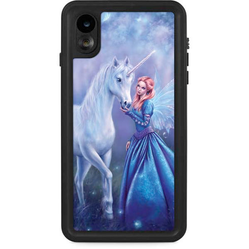 Rhiannon Fairy and Unicorn by Rachel Anderson iPhone Cases